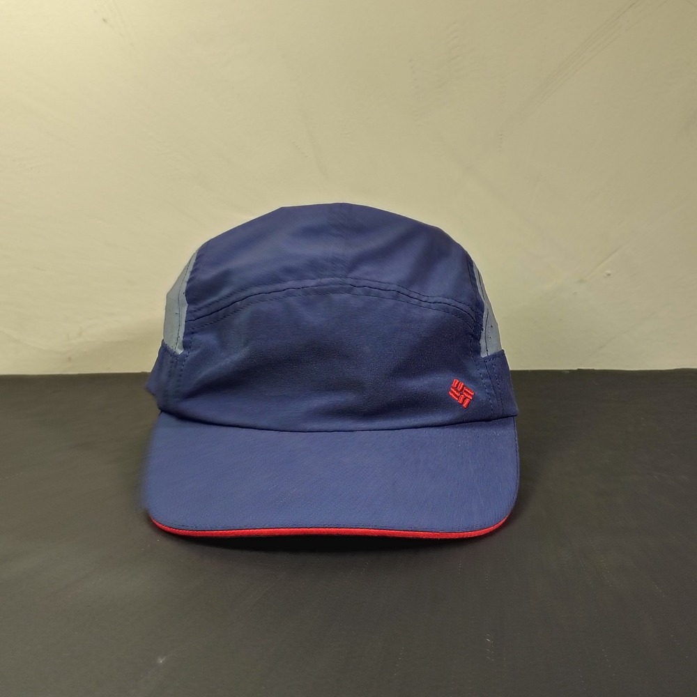 Columbia Hat Cap Womens Navy Blue 1766621 Performance 5-Panel Bungee Running